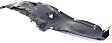 Front, Passenger Side, Rear Section Fender Liner
