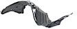 Front, Passenger Side Fender Liner, 6 Cyl., 3.5L Engine