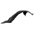 Front, Driver Side Fender Liner, Sedan/Coupe
