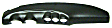 302 Dash Cover, Black, Molded; Overlay Over Factory Dash, Dash Cap Series