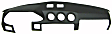 312 Dash Cover, Black, Molded; Overlay Over Factory Dash, Dash Cap Series