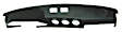304 Dash Cover, Black, Molded; Overlay Over Factory Dash, Dash Cap Series