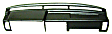 319 Dash Cover, Black, Molded; Overlay Over Factory Dash, Dash Cap Series