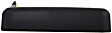 Front, Passenger Side Textured Black Exterior Door Handle, Without Key Hole