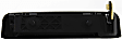 Front, Passenger Side Textured Black Exterior Door Handle, Without Key Hole