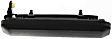 Front, Passenger Side Textured Black Exterior Door Handle, Without Key Hole