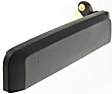 Front, Driver Side Textured Black Exterior Door Handle, Without Key Hole