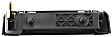 Front, Driver Side Textured Black Exterior Door Handle, Without Key Hole