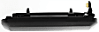 Front, Driver Side Textured Black Exterior Door Handle, Without Key Hole