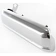 Front, Passenger Side Chrome Exterior Door Handle, Without Key Hole
