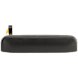 Front, Passenger Side Textured Black Exterior Door Handle, Without Key Hole