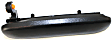 Front, Passenger Side Textured Black Exterior Door Handle, Without Key Hole