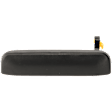 Front, Driver Side Textured Black Exterior Door Handle, Without Key Hole