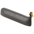 Front, Driver Side Textured Black Exterior Door Handle, Without Key Hole