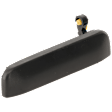Front, Driver Side Textured Black Exterior Door Handle, Without Key Hole