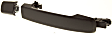 Front, Passenger Side or Rear, Driver or Passenger Side Textured Black Exterior Door Handle, Without Key Hole