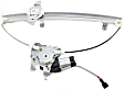 Front, Passenger Side Window Regulator Power, with Motor, 2-pin plug