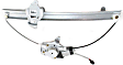 Front, Passenger Side Window Regulator Power, with Motor, 2-pin plug