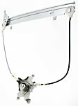 Sedan Front, Passenger Side Manual Window Regulator, Without Motor