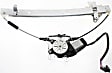 Front, Passenger Side Window Regulator, Power, With 2-Prong Connector, 6 Cyl., 3.0L Engine