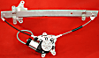 Front, Driver Side Window Regulator, Power, With 2-Prong Connector, 6 Cyl., 3.0L Engine