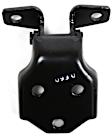 Front, Driver or Passenger Side, Upper Door Hinge, Black