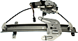 2000 Nissan Maxima - Rear, Passenger Side Power Window Regulator, With Motor