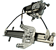 2000 Nissan Maxima - Rear, Passenger Side Power Window Regulator, With Motor