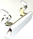 Tailgate Handle, Chrome Plastic Without Camera Hole Without Key Hole
