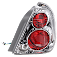 Passenger Side Tail Light, with Bulb, Halogen, Clear Lens, Except SE-R Model
