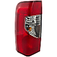 Driver Side Tail Light, with Bulb, Halogen, Clear and Red Lens, SE/XE Models