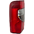 Driver Side Tail Light, with Bulb, Halogen, Clear and Red Lens, SE/XE Models