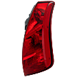 Passenger Side Tail Light, with Bulb, Halogen, Red Lens, 6 Cyl., 3.5L Engine