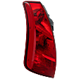 Driver Side Tail Light, with Bulb, Halogen, Red Lens, 6 Cyl., 3.5L Engine
