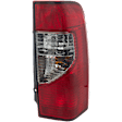 Passenger Side Tail Light, with Bulb, Halogen, Clear and Red Lens, CAPA CERTIFIED