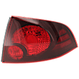 Passenger Side Tail Light, with Bulb, Halogen, Red Lens, SE-R/SE-R Spec V Models