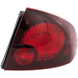 Passenger Side Tail Light, with Bulb, Halogen, Clear and Red Lens, 6 Cyl., 3.5L Engine