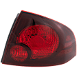 Passenger Side Tail Light, with Bulb, Halogen, Clear and Red Lens, 6 Cyl., 3.5L Engine