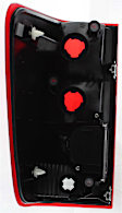 Passenger Side Halogen Tail Light, Without bulb(s), OE Replacement