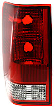 Driver Side Halogen Tail Light, Without bulb(s), OE Replacement