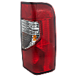 Passenger Side Tail Light, with Bulb, Halogen, Clear and Red Lens