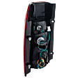 Passenger Side Tail Light, with Bulb, Halogen, Clear and Red Lens