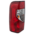 Driver Side Tail Light, with Bulb, Halogen, Clear and Red Lens