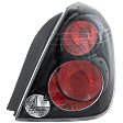 Passenger Side Tail Light, with Bulb, Halogen, Clear Lens, Black Interior, SE-R Model