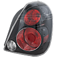 Passenger Side Tail Light, with Bulb, Halogen, Clear Lens, Black Interior, SE-R Model