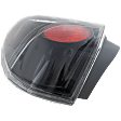 Passenger Side Tail Light, with Bulb, Halogen, Clear Lens, Black Interior, SE-R Model