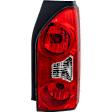 2005-2015 Nissan Xterra - Passenger Side Tail Light, with Bulb, Halogen, Clear and Red Lens, 6 Cyl., 4.0L Engine
