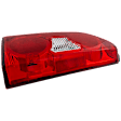 2005-2015 Nissan Xterra - Passenger Side Tail Light, with Bulb, Halogen, Clear and Red Lens, 6 Cyl., 4.0L Engine