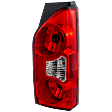 2005-2015 Nissan Xterra - Passenger Side Tail Light, with Bulb, Halogen, Clear and Red Lens, 6 Cyl., 4.0L Engine