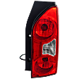 2005-2015 Nissan Xterra - Passenger Side Tail Light, with Bulb, Halogen, Clear and Red Lens, 6 Cyl., 4.0L Engine